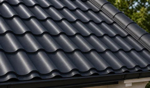 Metal tile roofing profile