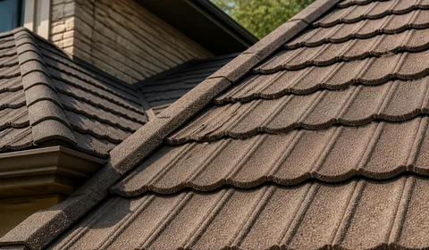 Stone-coated steel roofing tile